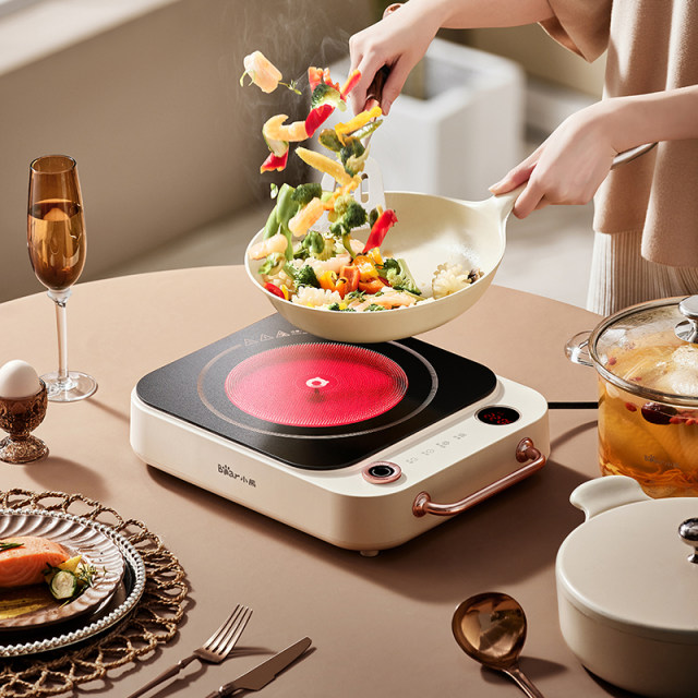 Bear ໄຟຟ້າ ceramic ເຕົາ induction cooker ຄົວເຮືອນຫມໍ້ຮ້ອນ wok ພະລັງງານສູງ stir-fry ເຕົາໄຟຟ້າ smart tea ຫມໍ້ຫຸງຕົ້ມ