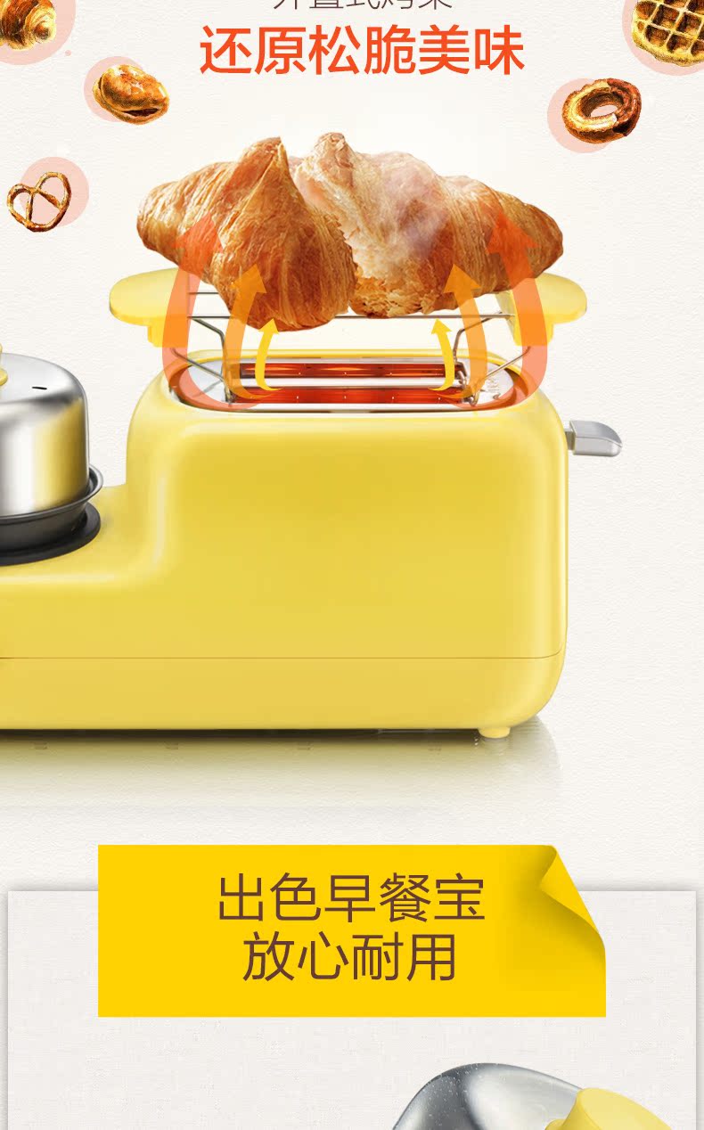 Máy hấp trứng bánh mì ăn sáng máy tạo tác tại nhà đa năng nồi trứng điện tự động tắt mini 1 người - 2 người - Nồi trứng nồi hấp xôi