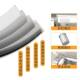 [Extra Thick, No Installation Needed] Kitchen Spice Rack 304 Stainless Steel Storage Rack, Thickened Kitchen Spice Bottle Storage Rack