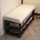 Entryway Shoe-Changing Bench with Integrated Shoe Cabinet, a Seat and Storage for the Foyer, Shoe Rack for Entryway, Shoe-Removing Bench