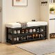 Entryway Shoe-Changing Bench with Integrated Shoe Cabinet, a Seat and Storage for the Foyer, Shoe Rack for Entryway, Shoe-Removing Bench