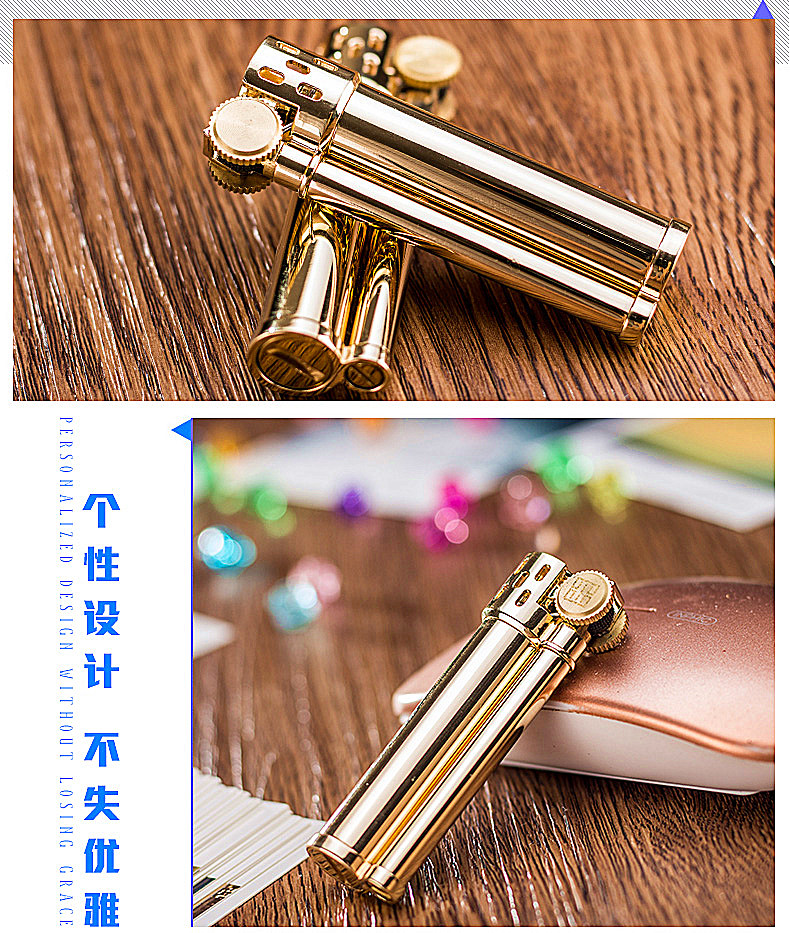 Kho báu mát mẻ mới dầu hỏa nhẹ Vintage retro cá tính chống gió tự động đánh lửa nhẹ quà tặng nam lạ - Bật lửa hột quẹt sạc điện