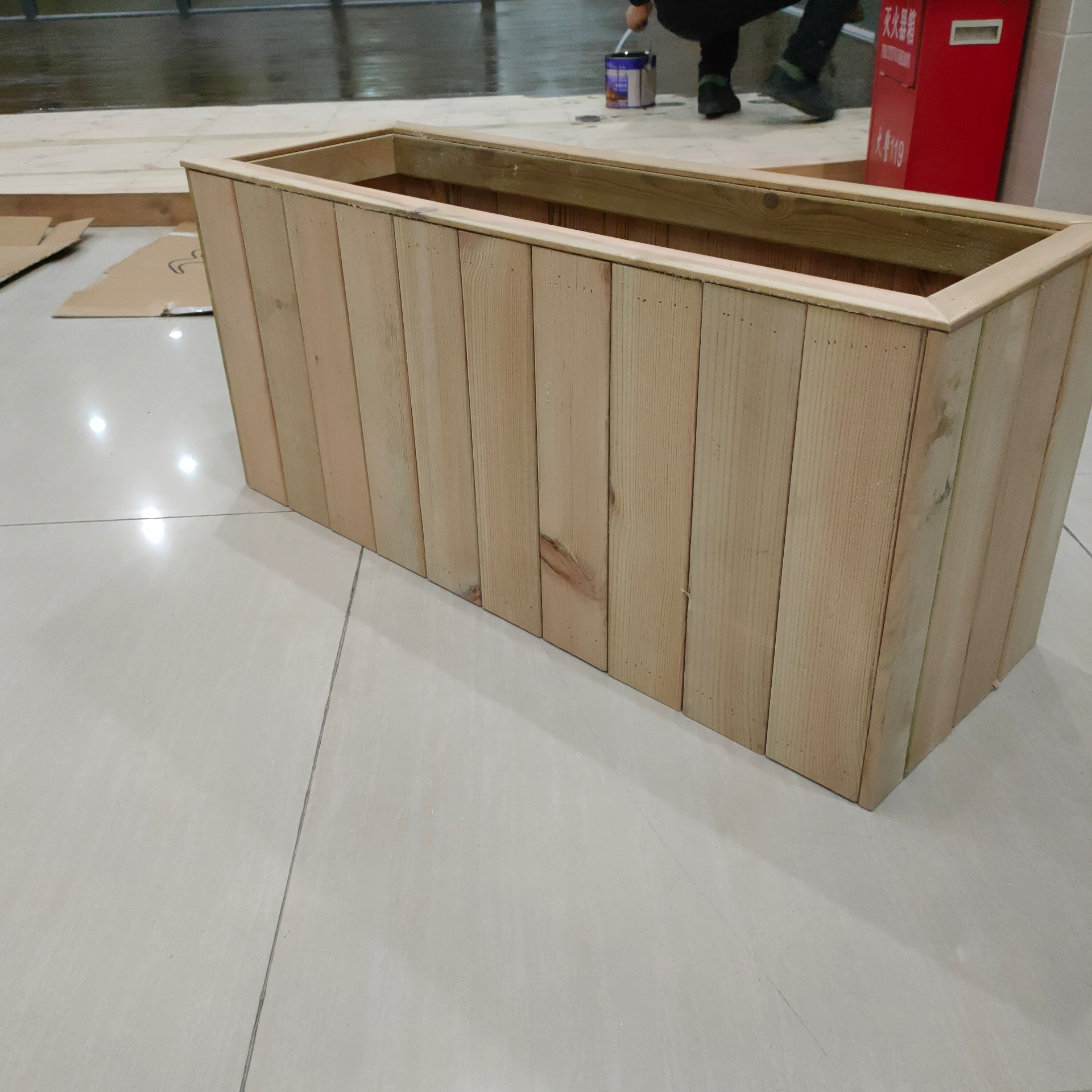 Embalming wood flower case flower shelf Grape Shelf Fence Carbonated Wood Flooring Zhangzi Pine Recommended Custom installation Jiang Zhejiang Shanghai