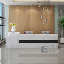  Custom desk Hotel cashier Front desk Reception desk Simple modern bar Clothing welcome desk Store counter