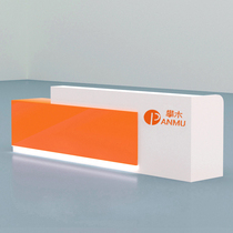  Plate company reception desk desk cashier desk welcome desk paint custom bar table