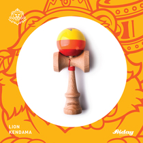 Hong Kong Friday Kendama Tricolor Lion Cub Chewing Gum Lacquer Lion Sword Japanese Kendama Kendball