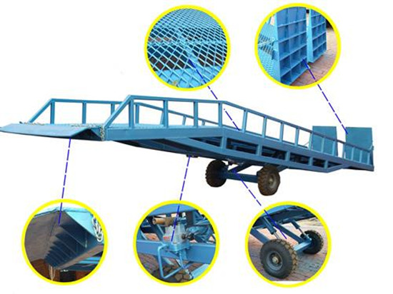 Cầu cố định di động lắp ráp thang máy vận chuyển hàng hóa di động lắp ráp công cụ dỡ tải đặc biệt - Dụng cụ thủy lực / nâng