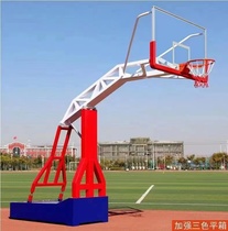 Basketball stand elastic double spring basket tempered glass backboard electrostatic spray plastic color and size as required
