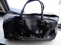 After liberation Chongqing City Scenic Backet Backpack Old objects Nostalgic Collection