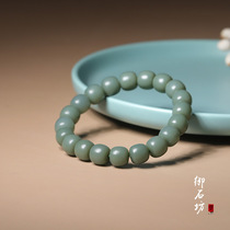 The Shifang Shifang Xinjiang and Tian Yuseeds are expected to be a fine blues sand date Qing 9 * 10mm Old-type hand strings do not bargain for sale on sale