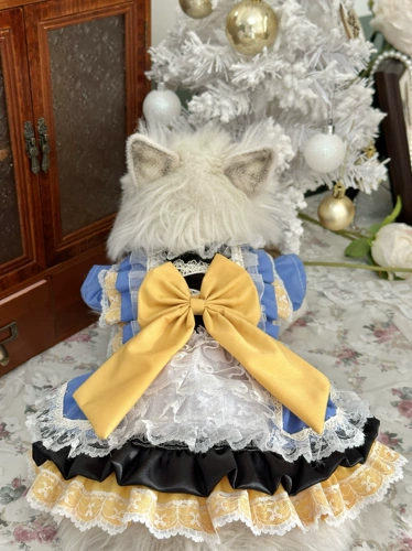 AW High-End Pet Corgi Shiba Inu Белоснежка с кружевными кружевами тяжелая промышленность.