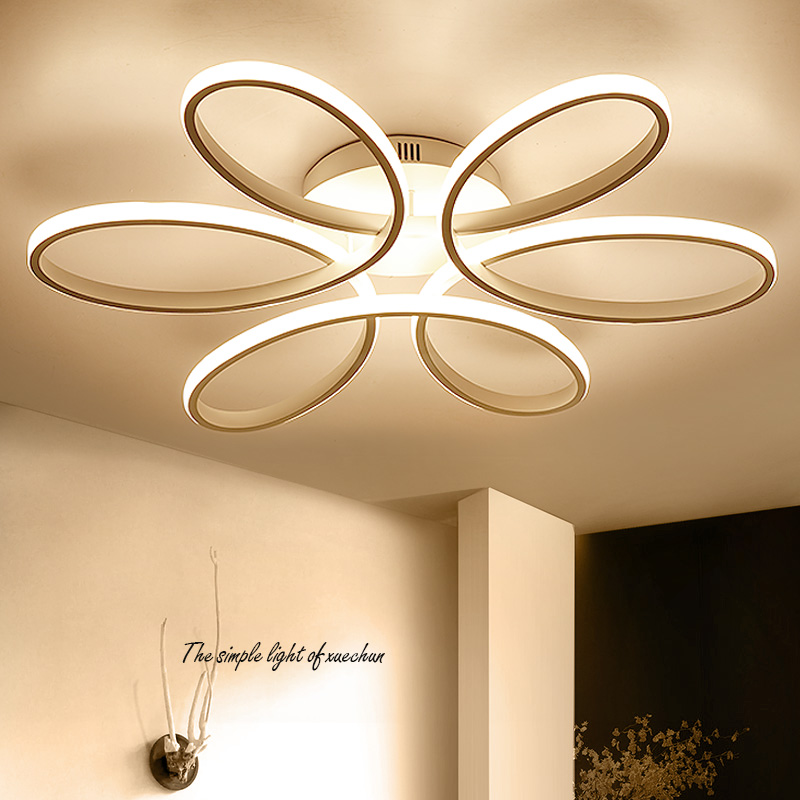 Master bedroom lights Warm romantic creative children's room lights Wedding room LED ceiling lights Simple modern living room lamps