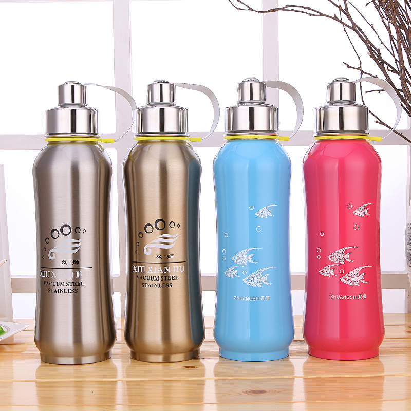 Cốc 1000ml nam và nữ inox cốc cốc trà cốc trà dung tích lớn không gian ấm đun nước bình hút nước cho bé