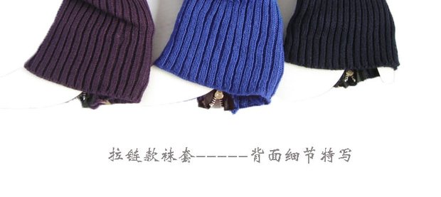 Tất dây kéo, vớ nữ Hàn Quốc, dây buộc chân, mùa thu và mùa đông ấm áp, dày, lỏng, dài tay, vớ sinh viên tất cổ cao