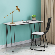 Nordic rock board desk computer desk home small apartment bedroom simple small table simple modern narrow table writing desk