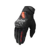 Rider Net Wind Blade Motorcycle Gloves Summer Perforated breathable genuine leather Carbon fiber anti-fall wind and free riding locomotive