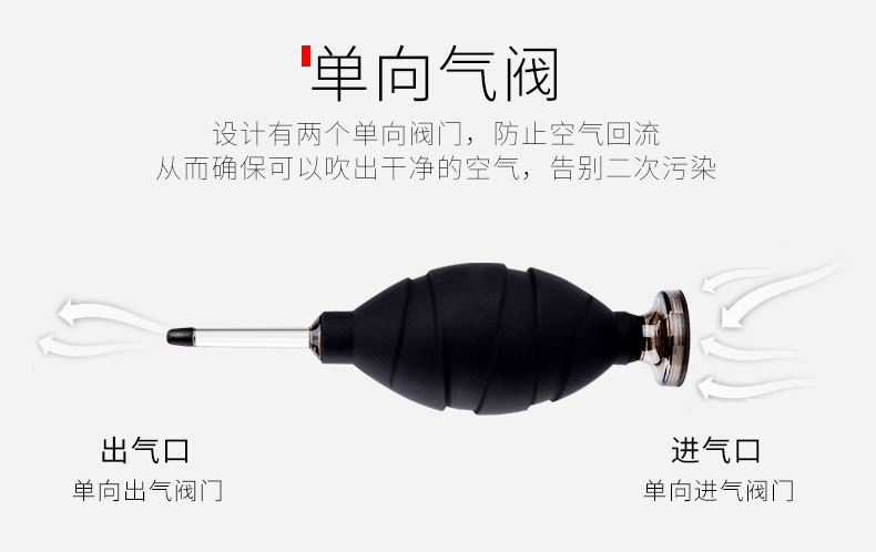 JJC air thổi micro máy ảnh ống kính làm sạch bụi máy thổi khí máy tính lớn thổi khí mạnh bóng da hổ một chiều van khí làm sạch Canon Nikon Fuji Sony công cụ quét bụi - Phụ kiện máy ảnh DSLR / đơn hộp đựng máy ảnh
