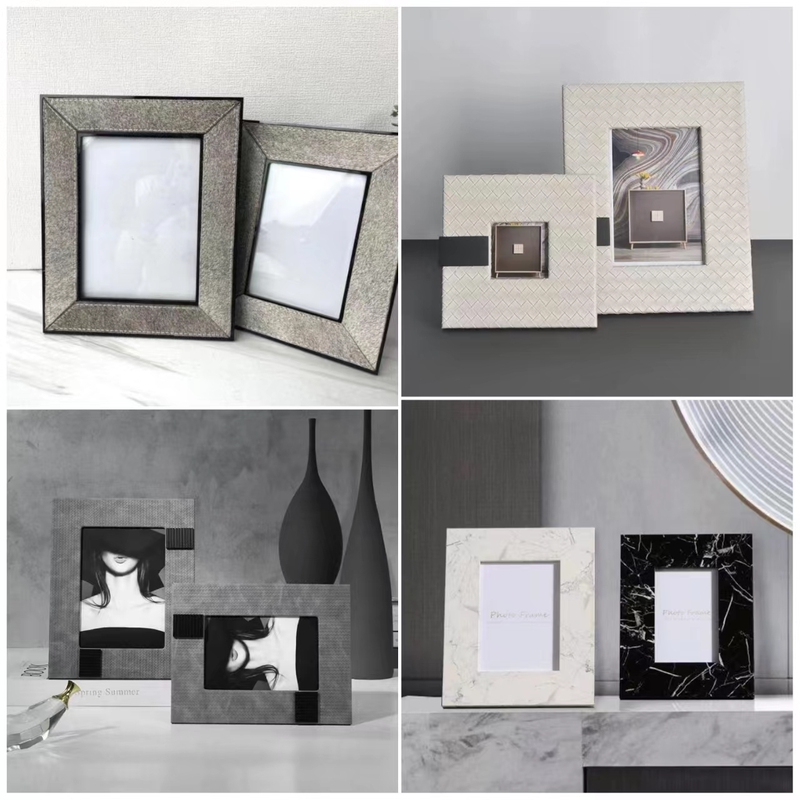 Light Luxury Living Room Tv Cabinet, Entrance Hall, Study, Bedroom Soft Furnishings, Model House, Photo Studio, Leather High-End Decoration, Photo Frame Display Stand