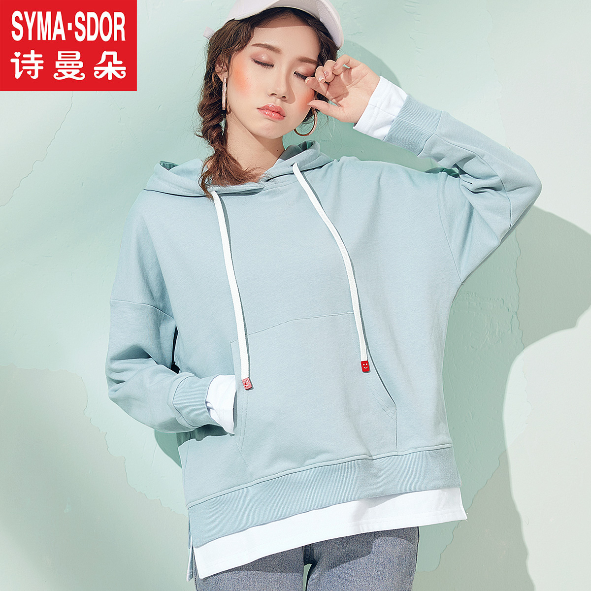 Sweatshirt femme SYMASDOR    - Ref 3217191 Image 3