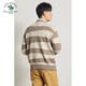 ເສື້ອກັນໜາວ St. Paul's winter neck round thick pullover knitted striped sweater fashion's warm cashmere sweater cardigan