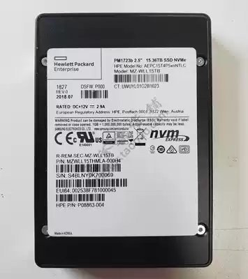 Samsung PM1723b PM1725b 15 36T 7 68T U 2 PCIe nvme solid state drive U2 SSD