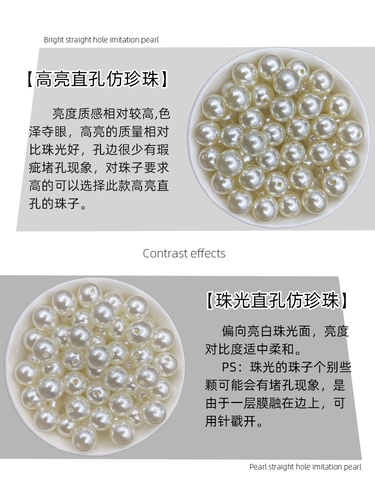 Пластиковое ожерелье из жемчуга, декор ручной работы, аксессуар, аксессуары, бусины