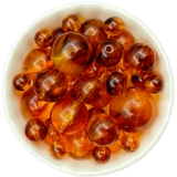 Двухцветная янтарная акриловая плетеная сумка, набор материалов с бусинами, DIY, кошачий глаз