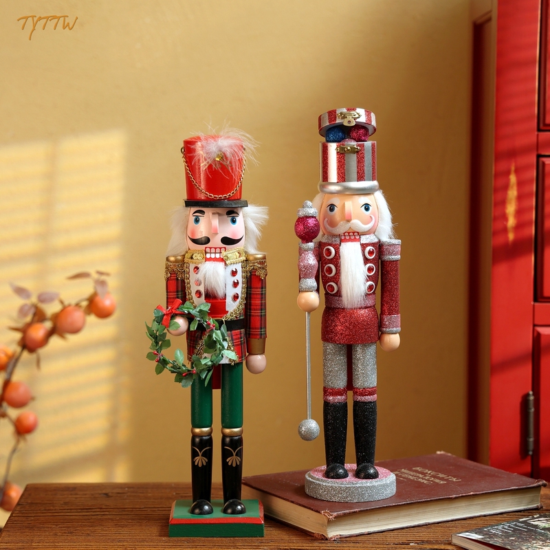 Scandinavian Home Christmas Atmosphere Nutcracker Wooden Decorative Ornaments Christmas Decorations Gifts Scandinavian Home Christmas Atmosphere Nutcracker Wooden Decorative Ornaments Christmas Decorations Gifts