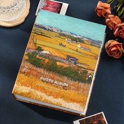 5-Inch 200 Interstitial Small Photo Album, Large-Capacity Family Photo Album, Old Photo Couple Memorial Album Six 7inch 6inch
