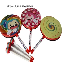 Khuyến mãi Orff bộ gõ dạy trẻ mẫu giáo với đồ chơi 6 inch 8 inch kẹo mút quà tặng tambourine - Đồ chơi nhạc cụ cho trẻ em trống đồ chơi cho bé