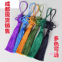 Chinese knot trumpet pendant 6 sets of big red handmade tassel tassels ornaments with Chinese characteristics gifts for foreigners
