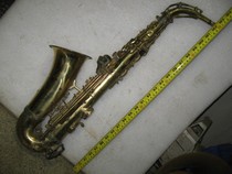 Brass saxophone-saxophone-Western wind music can be used for bar decoration film props ornaments-3-4