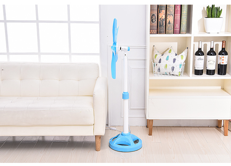 Jiapeng hộ gia đình nhỏ dọc sàn quạt sinh viên ký túc xá phòng ngủ clip quạt nâng mini quạt lá năm cánh - Quạt điện máy làm mát không khí kangaroo