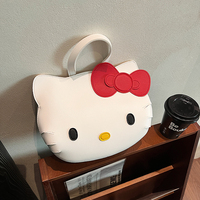Hellokitty tote bag female cute large capacity student class shoulder commuter bag Hello Kitty small school bag