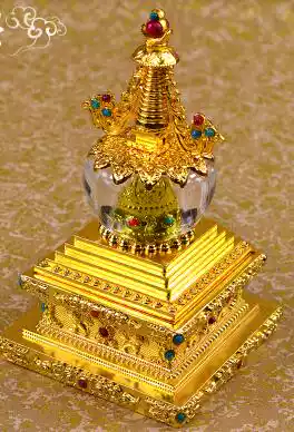 Solar battery dual-purpose Meridian wheel pagoda Crystal Tower car-mounted warp tube car pendulum to ensure safety