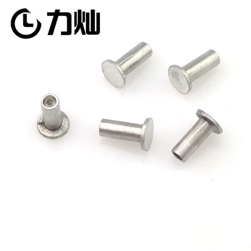 Алюминиевая половина -топень заклепки алюминиевая плоская головка заклепки M3 M4 M5 (100)