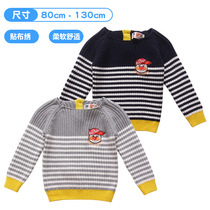 : Breadman childrens clothing childrens 2021 autumn new childrens pure cotton knitted sweater pullover sweater