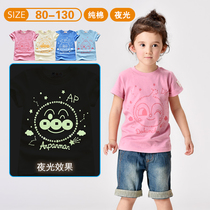 Spot: 2022 new outlet bread Superman warriors light pure cotton short sleeve T-shirt round collar childrens summer dress