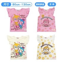 Spot: 2022 bread Superman warriors for children in summer New cartoon pure cotton blouse child girl short sleeve T-shirt