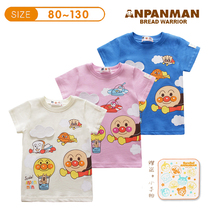 Spot: 2022 summer bread Superman child clothing cartoon boy girl blouses baby pure cotton children short sleeve T-shirt