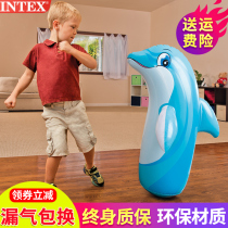 INTEX Non-flip Toys Baby Large Inflatable Toy Children's Boxing Bag Plus Large Thick Early Teach Wisdom