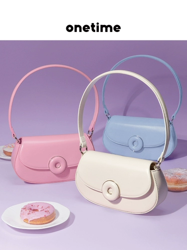 Пончик, оригинальная сумка подмышку, сумка на одно плечо, коллекция 2023, премиум класс