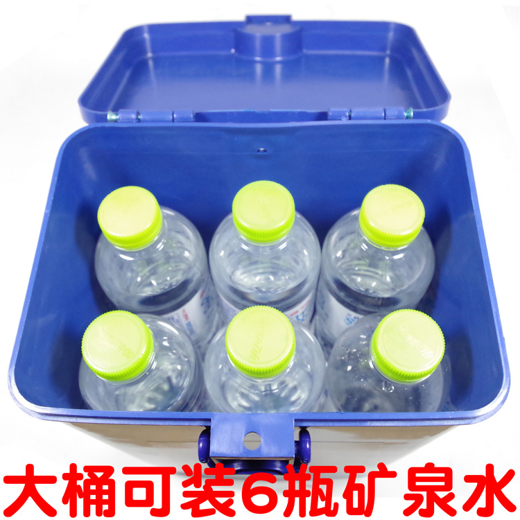 Xe máy điện bumper hộp công cụ lưu trữ hộp nhựa giữ cốc nước có thể khóa các mảnh vụn xô đuôi hộp cốp sau xe máy