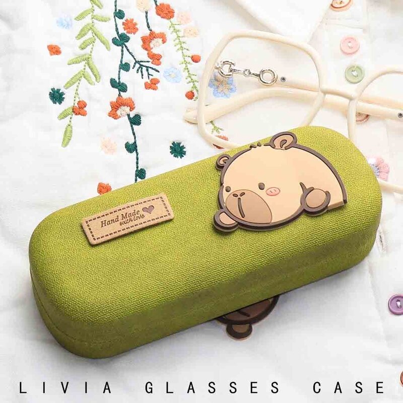 New High-Quality Eyeglass Case, Portable, Pressure-Resistant, High-End Feel, Simple and Fresh, Large Capacity for Storing Glasses, Suitable for Male and Female Students New High-Quality Eyeglass Case, Portable, Pressure-Resistant, High-End Feel, Simple and Fresh, Large Capacity for Storing Glasses, Suitable for Male and Female Students
