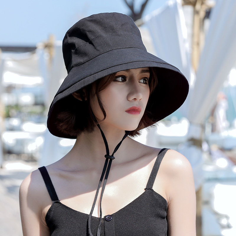 Net Red Fisherman Hat Lady Spring Autumn Little Fresh Korean version 100 Hitch Sun Hat Summer Sun Hat Man Tide-Taobao