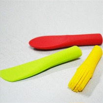 Japan KM Multipurpose Silicone Sauce material Barbecue Brush Sauce spoon Sauce Scraper 1205