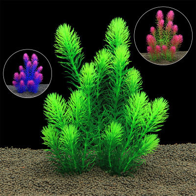 Fish tank decoration emulation Water Grass water group Scape Fake Water Grass Decoration Plastic Water Grass Fake Flower Water Grass