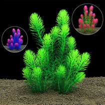  Fish tank decoration simulation aquatic plants Aquarium landscaping Fake aquatic plants Decorative plastic aquatic plants Fake flowers aquatic plants