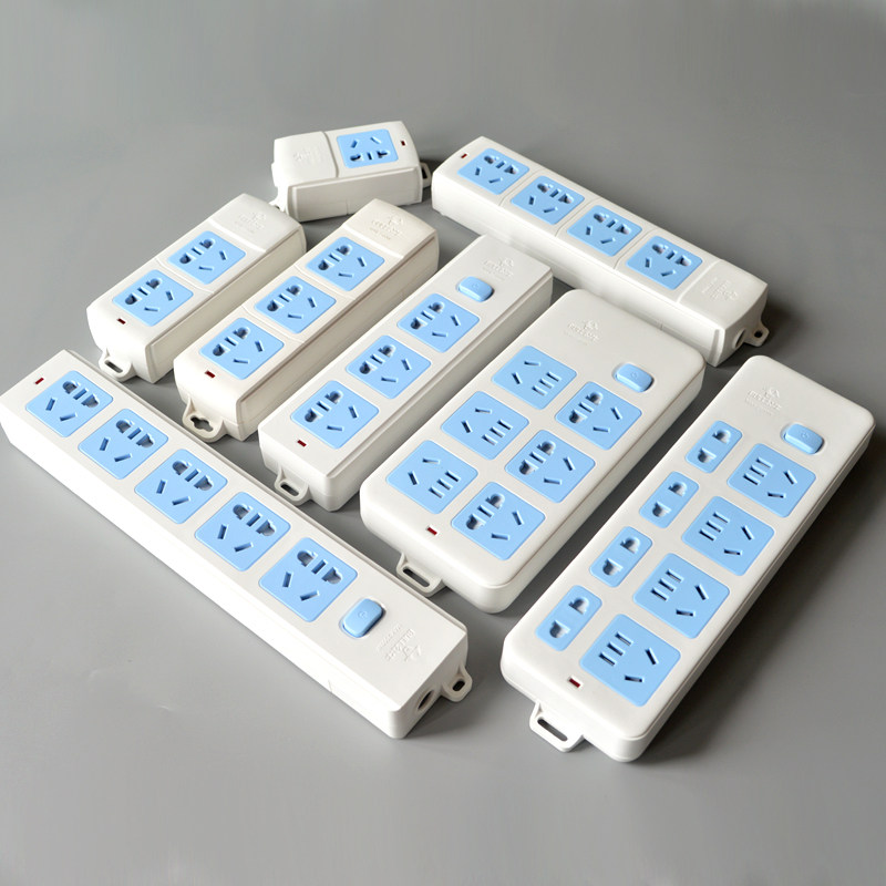 Bull Wireless Socket Without Wire Plug-in Plug-in Engineering Power Plugboard 6 Interposition Porous Wiring Board Platoon