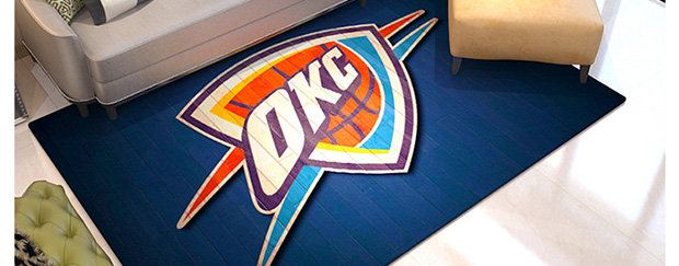 NBA Basketball phòng ngủ thảm phòng khách bàn cà phê sofa giường phòng ngủ cá tính sáng tạo thảm sàn hình chữ nhật tùy chỉnh - Thảm thảm trải ghế sofa
